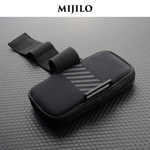 MIJILO large-capacity running mobile phone arm bag men's and women's sports mobile phone arm bag universal waterproof arm bag wrist bag arm bag black