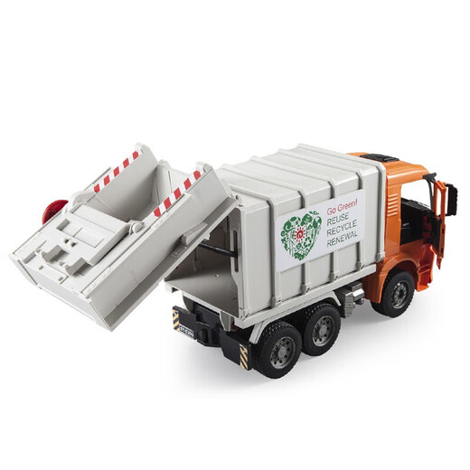 Große Fernbedienungskontrollmüll sortieren umweltfreundliche Transportfahrzeughandbuch Handbuch Ingenieur Lkw LKW -LKW -LKW -Model Kinderspielzeugfahrzeug Fernbedienung umweltfreundlicher Sanitärmüllwagen offizielle Standardkonfiguration