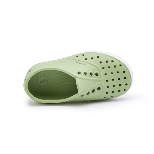 Nuevos productos nativos para hombres y zapatillas de niñas Miller Luz de color sólido y sandalias para niños de moda Sandalias para niños zapatos NUEVOS GRIS VERDE VERDE 27