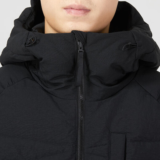 Adidas Herrenkleidung, neue winddichte und warme Sportbekleidung, modische Kapuze -Down -Jacke, Jacke, HN9930 L