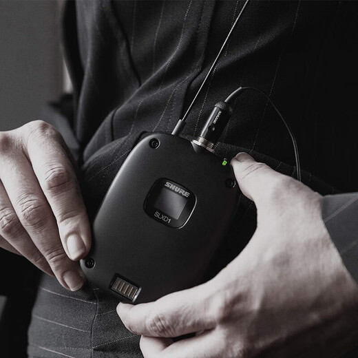 SHURE Shure SLXD14D wireless lavalier microphone stage performance live broadcast conference speech training host chest microphone SLXD14D/WL183M omnidirectional