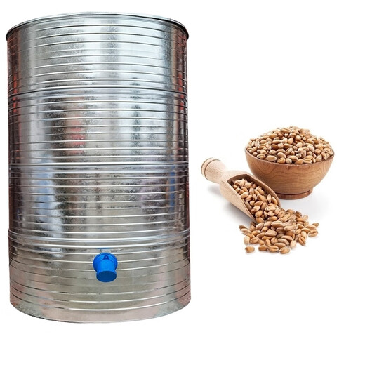MPPMCK Almacenamiento de almacenamiento de grano de granero Almacenamiento de grano de granja arroz arroz arroz arroz almacenamiento de grano de hierro almacenamiento de granero diámetro de círculo 133 trigo de cuatro capas 3890jin [Jin iguala 0.5 kg] arroz 2760