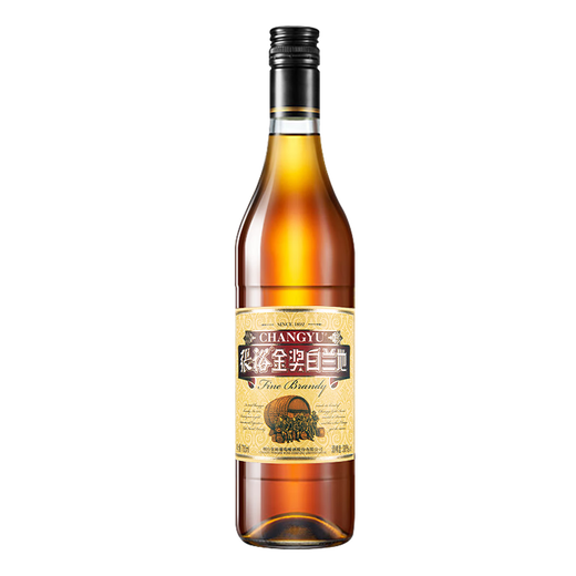 Changyu Changyu Gold Award Brandy Brandy Drei-Sterne-Brandy, Weinbankett, Geschenkbeutelgeschenk 700ml Gold Award Brandy Box 700 ml 6 Flaschen