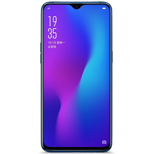 OPPO R17 Fingerabdruckbildschirm Vollbild-Gaming-Telefon 21 Millionen Hochdefinitionskamera verwendet Mobiltelefon Streaming Blue [kostenloser 3C-zertifiziertes Fast-Ladung] 6+128g Vollnetzwerkverbindung 95 Neu