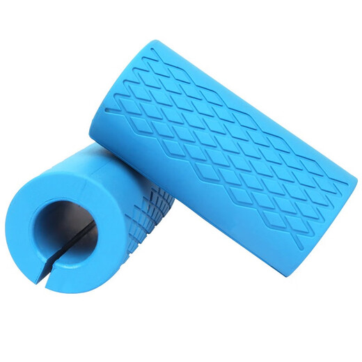 Montojia Silicone Dumbbell Grip Barbell Thick Grip Set Kettlebell Gym Equipment Mechanical Bar Front Arm Grip Blue 10cm