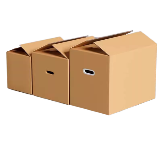 Wulong Moving Carton Packing Box Next Day Dart Hard Thick Extra Large Carton Box Express Logistics Carton Ordinary Buckle Handle Thickened 50*40*40cm Commonly used for moving 1 piece