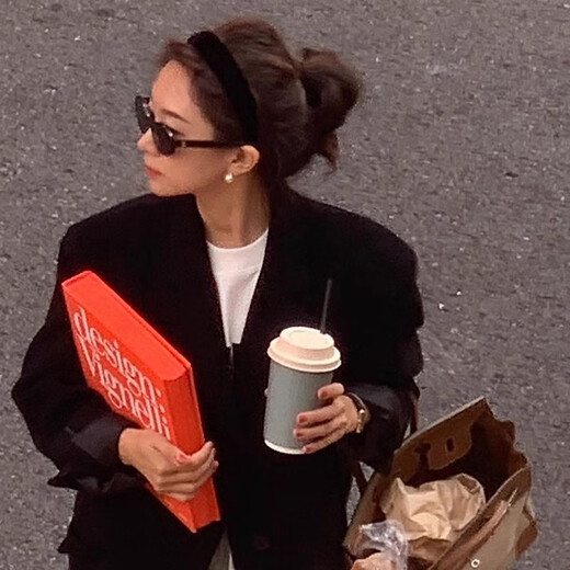 Zuoou black high skull headband female Korean Internet celebrity new Korean velvet hair bundle wide edge face-showing small headband hairpin black