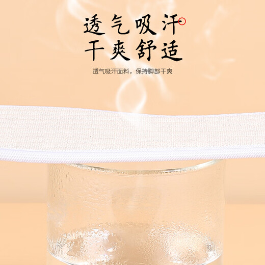 3AnGnI艾草净味棉布鞋垫透气吸汗舒适运动 5双装艾草净味鞋垫 41码