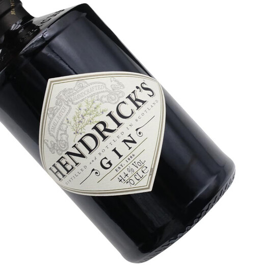 亨利爵士（Hendrick's）金酒 洋酒苏格兰原装 杜松子酒 琴酒 毡酒 亨利爵士金酒 700mL 1瓶