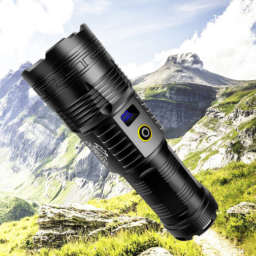 哈拿（TRE-Hana）手电筒强光充电户外超长续航野外生存家用停电应急超亮照明 HN-F688激光手电《带8节电池》