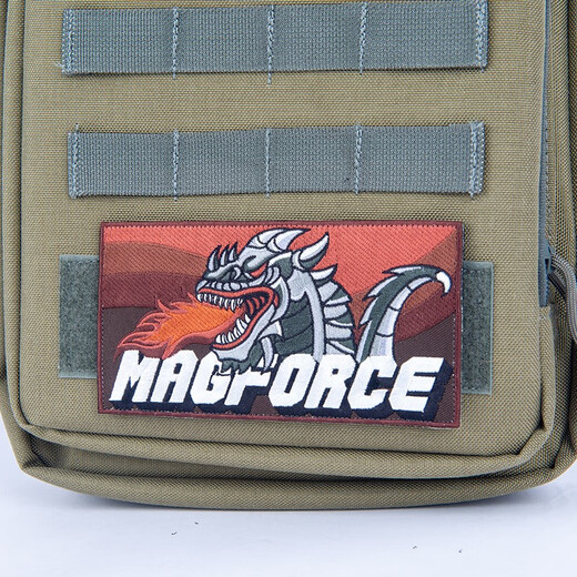 MAGFORCE spring and summer new outdoor fashion embroidery Velcro personalized adhesive armband backpack MP9133 fire-breathing dragon