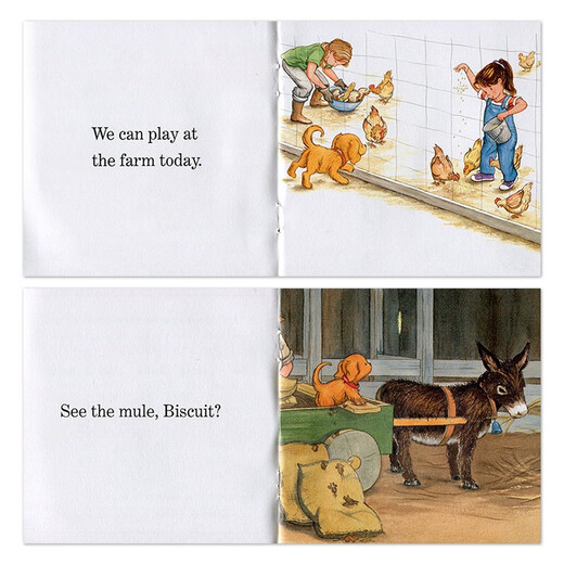 Original English Biscuit More Phonics Fun 12 volumes of Biscuit Dog Natural Spelling ICanRead Series Free Audio