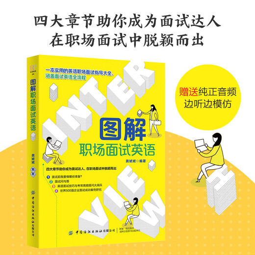 Illustration d'un entretien sur le lieu de travail en anglais