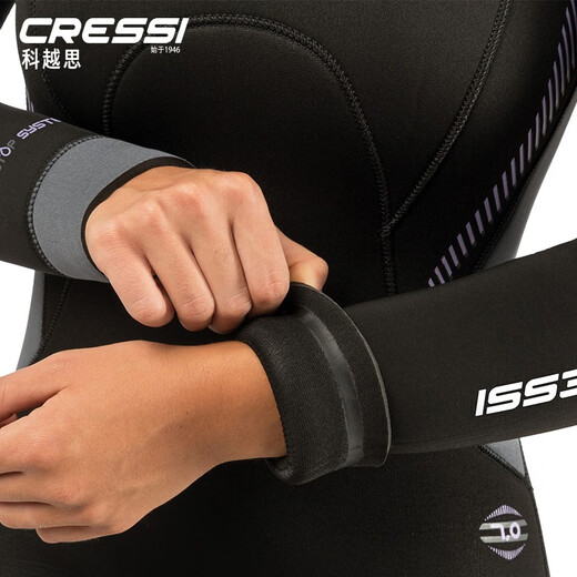 CRESSI FAST diving suit for men and women one-piece professional deep diving lung free diving swimsuit diving swimsuit women's wet suit 357MM men's 7MM M
