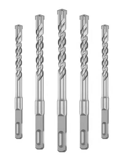 Customized Cross Impact Drill Bit elektrischer Hammerbeton durch den Wandquadrat Griff durch den wandköpfigen Kopf runden Griff Legierung Legierungshöre Quadratgrad Kreuz 12200 mm zehn Stücke