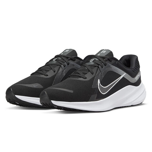 Nike (NIKE) casual shoes men's shoes 2025 new summer sports shoes QUEST 4 lightweight shock-absorbing running shoes DA1105 DD0204-001 ferrous metal silver 40