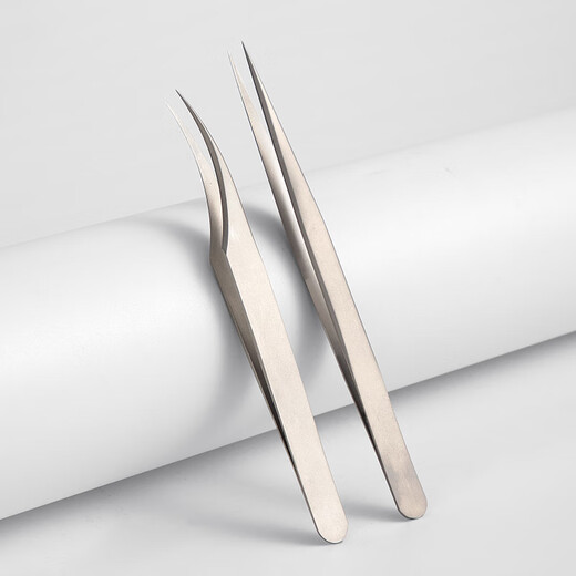 Wako Lisa cell clip, ultra-fine blackhead removal clip, tweezers, high-precision acne clip, beauty salon special acne removal closed mouth beauty tool, elbow frosted dolphin clip, 1 piece (with box)