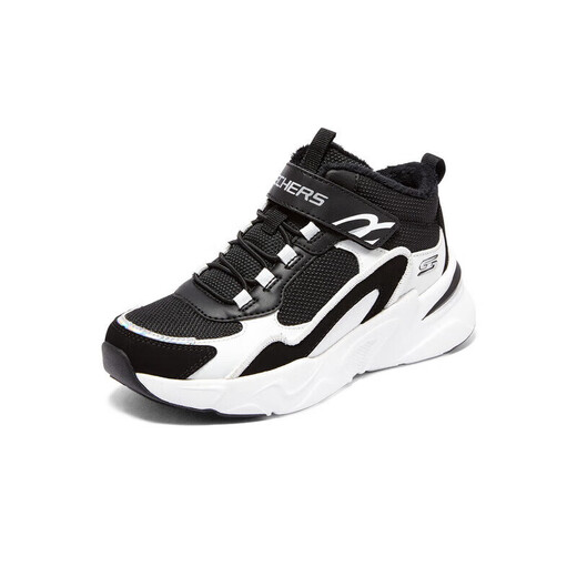 Skechers children's shoes warm girls casual dad shoes Velcro sneakers children's cotton shoes 302583L