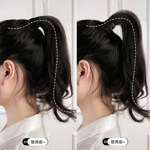 Idel ball hair clip high ponytail fixed artifact back head hair shark clip head jewelry pumpkin catch clip female ponytail black pumpkin clip F1280