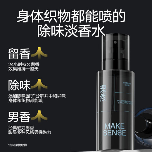 Liran Men's Eau de Toilette Deodorant Fragrance Spray Perfume Men's Gift Birthday Gift for Boyfriend Wooden + Refreshing