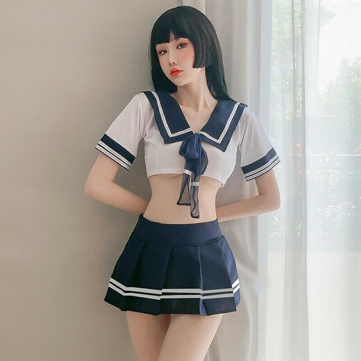 霏慕女士性感睡衣情趣内衣女极污度诱惑内衣全露变态夫妻刺激大 性感短袖女护套装7027