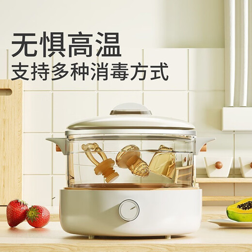 Qingyue (qingyue) bite and bite baby fruit feeding device pacifier silicone baby fruit and vegetable puree bite bag play teether S type + anti-drop chain