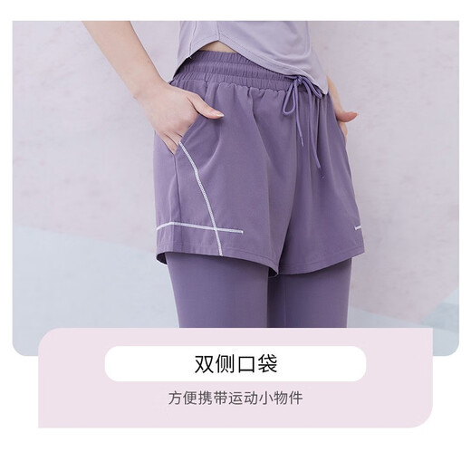 Vansydical sports suit for women running breathable short sleeves and breathable student training fitness yoga suits, lotus purple + cabbage purple five-piece set TC57550 M (women's style recommendation: 95-105Jin [Jin equals 0.5 kg])