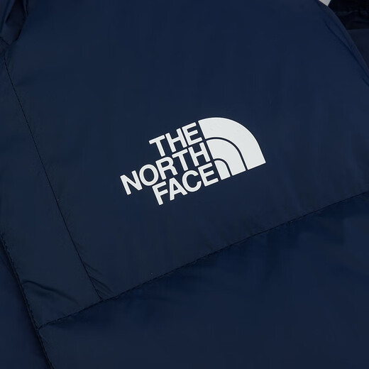 The North Face North Down Jacket Men's and Women's Outdoor 550 Puff Mid-Length Down Jacket 81P7 8K2/Blue XL