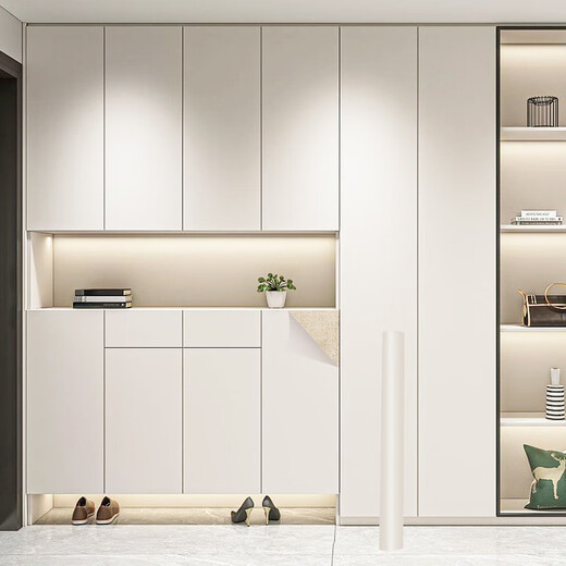 Leman Skin-Feel-Beige-Creme-Stil, bonbonfarbenes, selbstklebendes Papier, einfarbig, Kleiderschrank-Türaufkleber, Desktop-Renovierungs-Farbband, Kleber, Skin-Feel-Beige, 3 Meter lang * 40 cm breit