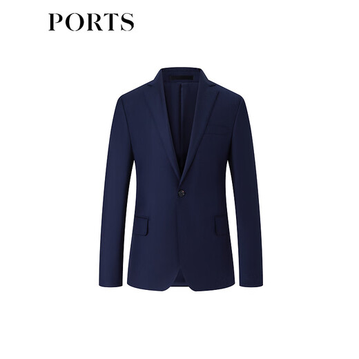 Ports Men's Men's Automne One Button Flat Collar Suit MP9MJ003SWW048 Navy Blue 50 A