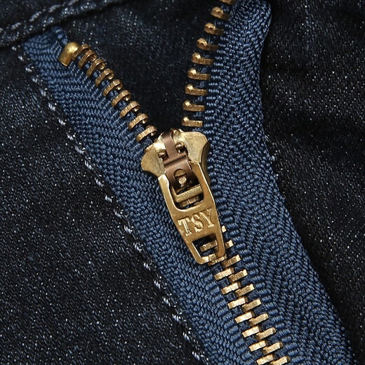 Herbst E-School Jeans Sommer Neue Männer mittlere Hosen mittleren Alters mit großer Größe GLASTISCHE MITTEIGE TAGE CLASSION DENIM-DENIM-HOSEN 5155 Schwarz [Sommerdünnstil] 42 [3 Fuß 2 Taille]