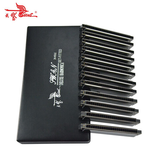 
Swan 24-hole harmonica beginner students advanced adult professional performance standard instrument B tune