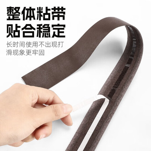 WestBiking road handlebars with genuine leather handlebars, retro cowhide straps, bicycle handlebar wrap, black