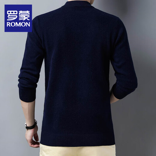 Lomon Cardigan Men's Winter Pure Wool Утолщенный теплый свитер.
