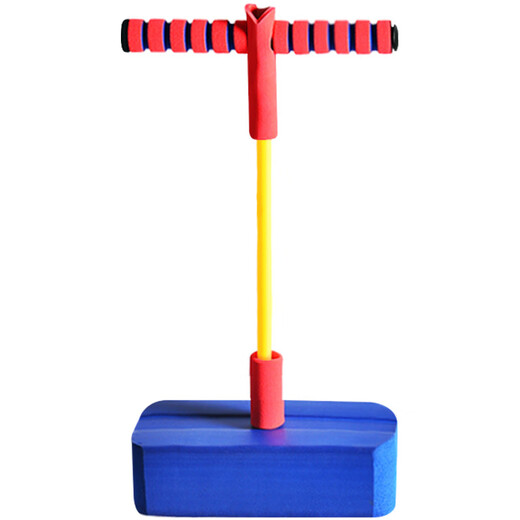 Children's jumping pole, frog jump, balance sense, sports training equipment, sports bouncing training equipment, doll jump, green