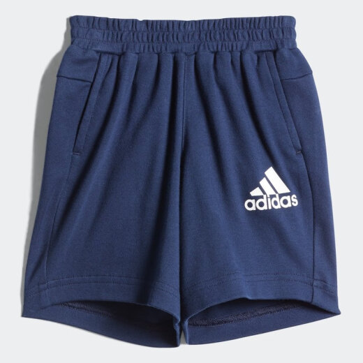 adidas Adidas 2020 summer Adidas baby clothing baby boy short-sleeved sports suit FM9765 blue A104/recommended height 104cm