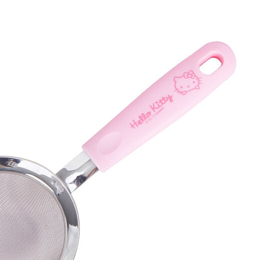 Xuechu flour sieve KT cat stainless steel hand-held flour sieve kitchen tool leakage baking tool hand-held sugar powder sieve KT7009-7cm stainless steel flour sieve