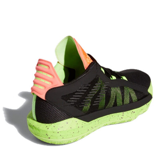 阿迪达斯（adidas）男鞋 Dame 6 GCA 利拉德6 实战篮球鞋运动鞋 EF9871 黑橙绿 44.5