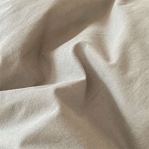SOMERELLE Four-piece set of cotton colored woven cotton three-piece set student single double quilt cover bedding set 40 pieces green khaki sheets (quilt cover 200*230cm)