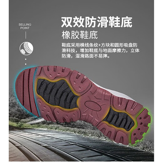 
Adark foot lijian old men's autumn and winter leather waterproof cotton shoes non-slip father's shoes Northeast thickened plush mid-hc-9209 men's dark blue 36