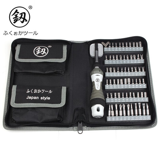 釰 福冈工具螺丝刀组套精密棘轮螺丝批头套装手机电脑维修工具 棘轮螺丝批批头套装FO-9226