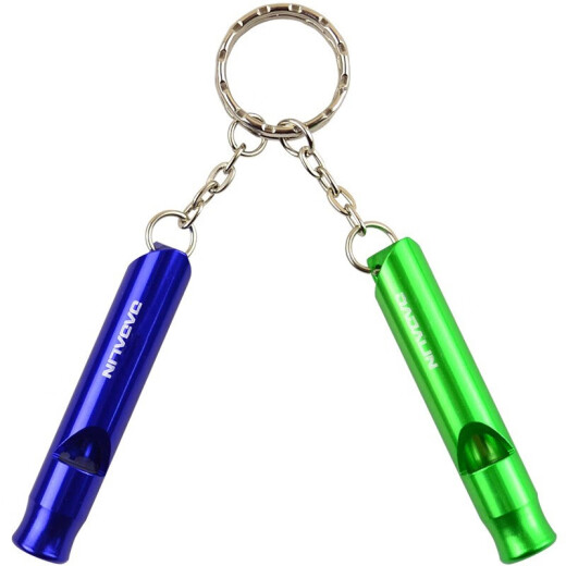 JAJALIN Whistle Outdoor Aluminum Survival Whistle Referee Whistle Color Random