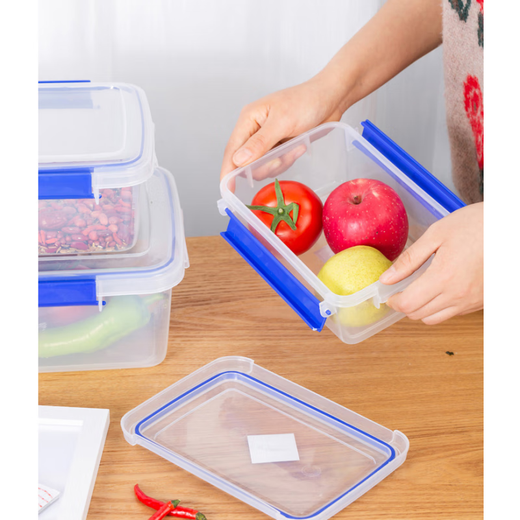 
Large-sized fresh-keeping box with lid Hotel kitchen frozen food storage box Transparent fresh-keeping box Rectangular plastic box LB High-rise model 9928 (30 liters)/