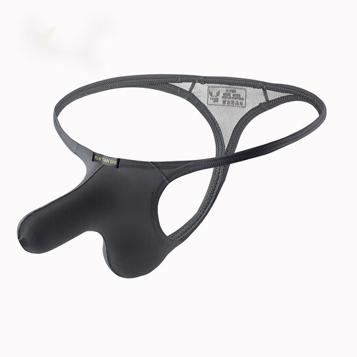 Please Confidential Shipping New Men's Underwear Mesh Breathable Low Waist Ice Silk Nose Thong Fashion Room S Red