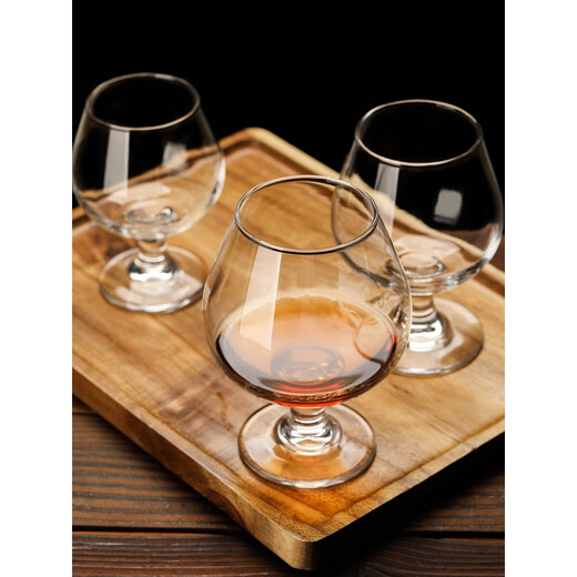 Glass wine glass set whiskey large small brandy glass tall red wine glass short cognac glass for home use No. 1-100ml-single (2 taels)