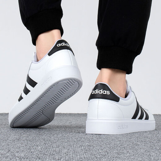 Adidas New Men's Shoes 2025 Summer Fashionable Ligero liviano cómodo Copilón bajo de los zapatos deportivos transpirables GW9195 White 42.5