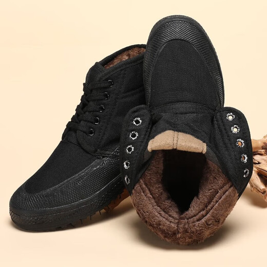 Duyinchu jiefang zapatos para hombres más zapatos de algodón de terciopelo