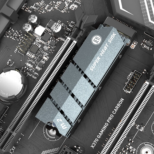 JEYI M.2 hard drive cooling vest NVME solid state drive radiator SSD heat sink all-aluminum double-sided heat dissipation efficient cooling suitable for Samsung Western Digital Lenovo