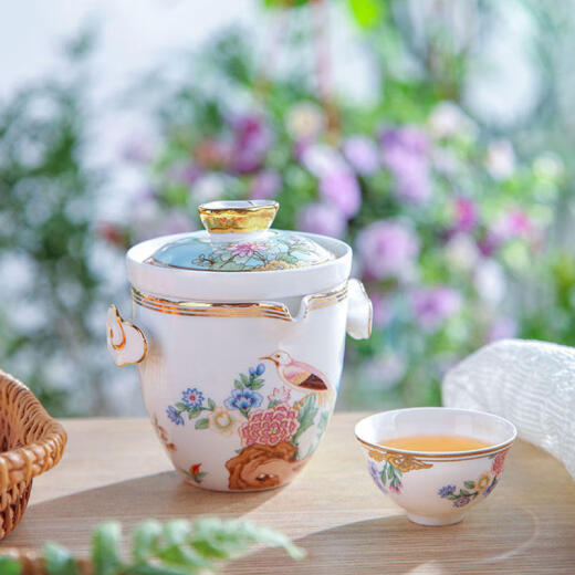 Outstanding German quality tea set filter cover cup travel car Chaoshan outdoor Kung Fu tea quick cup teacup bone china portable deposit please do not make a deposit, other sizes and colors customization consultation