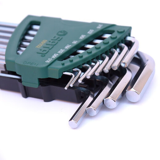 SATA 09113 7-piece extended ball head hexagonal wrench set, hexagonal screwdriver hexagonal wrench